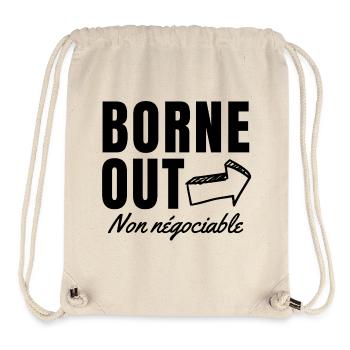 réforme des retraites, retraites, retraite - Sac à cordon recyclé Stanley/Stella - blanc naturel - Devant