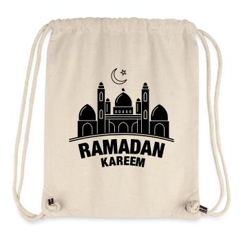 Ramadan Kareem mosque - Stanley/Stella Recycled Gym Bag - natural - Front
