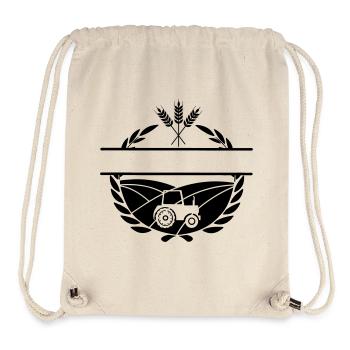 Laurel wreath farmer - Stanley/Stella Recycled Gym Bag - natural - Front