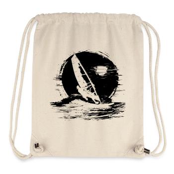 Fan de planche à voile - Sac à cordon recyclé Stanley/Stella - blanc naturel - Devant
