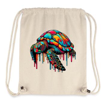 Turtle - Stanley/Stella Recycled Gym Bag - natural - Front