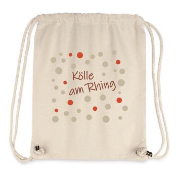Kölle am Rhing - Stanley/Stella recycelter Gym Bag - Naturweiß - Vorne