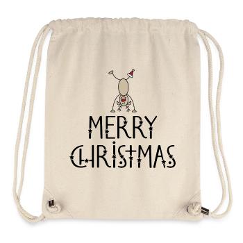 Funny Christmas - Stanley/Stella Recycled Gym Bag - natural - Front