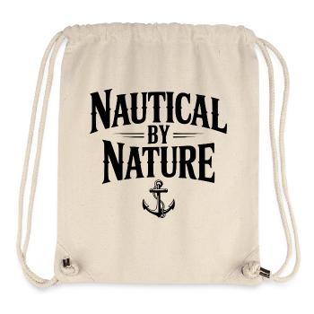 Nautical by Nature - Stanley/Stella Recycled Gym Bag - natural - Front