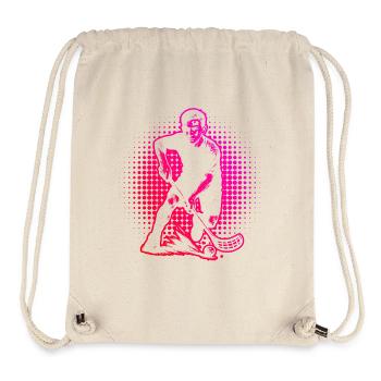 Floorball Fokus pur - Stanley/Stella recycelter Gym Bag - Naturweiß - Vorne