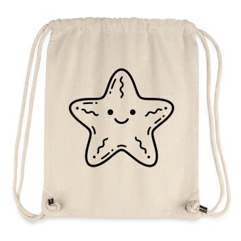 Étoile de mer - Sac à cordon recyclé Stanley/Stella - blanc naturel - Devant