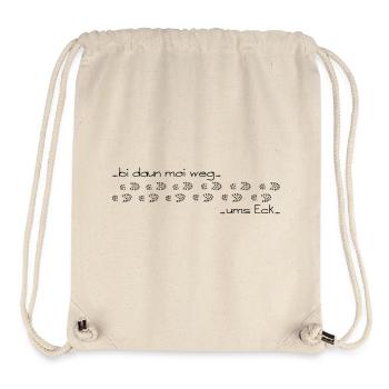 bi daun moi away around the corner - I'm then away around the corner - Stanley/Stella Recycled Gym Bag - natural - Front