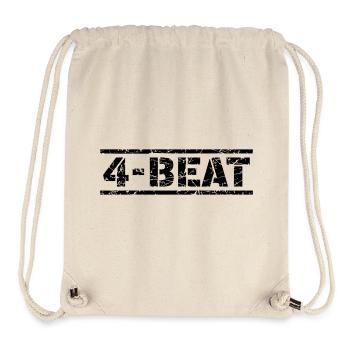 4 Beat - Stanley/Stella recycelter Gym Bag - Naturweiß - Vorne