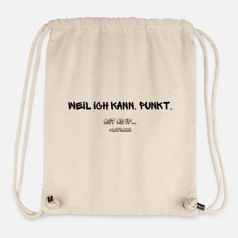 Agir comme si des motivationsdesign - Sac à cordon recyclé Stanley/Stella - blanc naturel