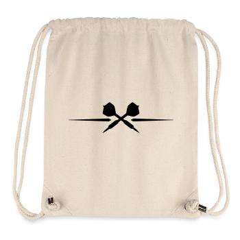 Dartpfeile Symbol - Stanley/Stella recycelter Gym Bag - Naturweiß - Vorne