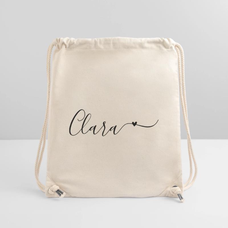 Clara Last name First name Decorative Stanley/Stella Recycled Gym Bag
