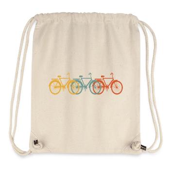 Bicycle Wheel - Stanley/Stella Recycled Gym Bag - natural - Front