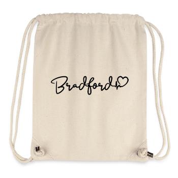 Bradford Heartbeat City England - Stanley/Stella Recycled Gym Bag - natural - Front
