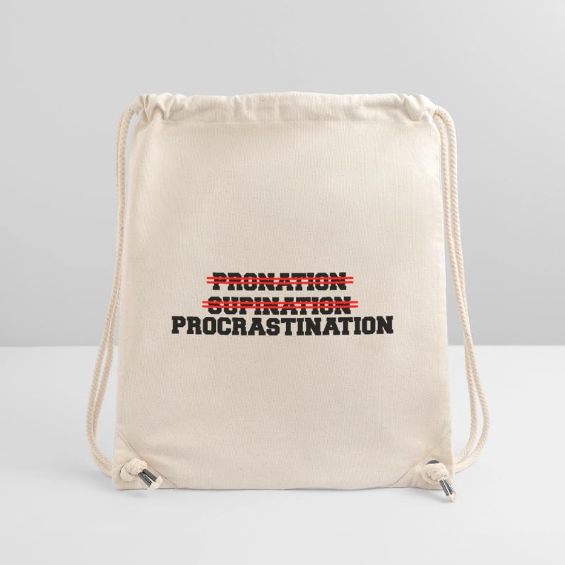 Procrastination Sac à cordon recyclé Stanley/Stella