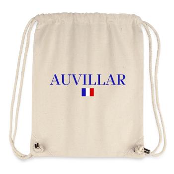 AUVILLAR-French Flag Design. - Stanley/Stella Recycled Gym Bag - natural - Front