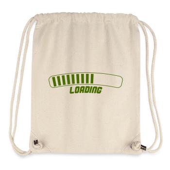 Retro Loading Screen Green - Stanley/Stella Recycled Gym Bag - natural - Front