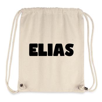 Elias Name - Stanley/Stella Recycled Gym Bag - natural - Front