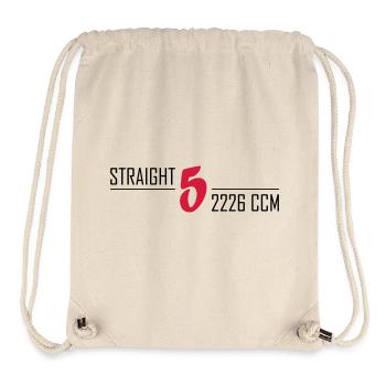 Straight Five - Stanley/Stella recycelter Gym Bag - Naturweiß - Vorne