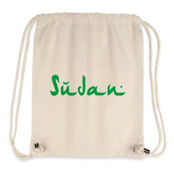 Soudan - Sac à cordon recyclé Stanley/Stella - blanc naturel - Devant