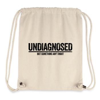 Nicht diagnostiziert, aber irgendetwas stimmt nich - Stanley/Stella recycelter Gym Bag - Naturweiß - Vorne