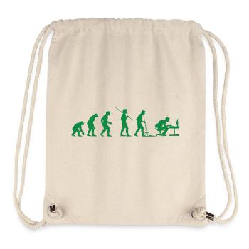 Programmer Evolution Computer Scientist Developer - Stanley/Stella Recycled Gym Bag - natural - Front