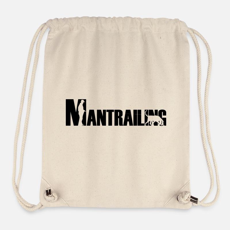 Mantrailing Bloodhound - Stanley/Stella recycelter Gym Bag - Naturweiß