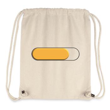 Small golden yellow gauge (loading) - Stanley/Stella Recycled Gym Bag - natural - Front
