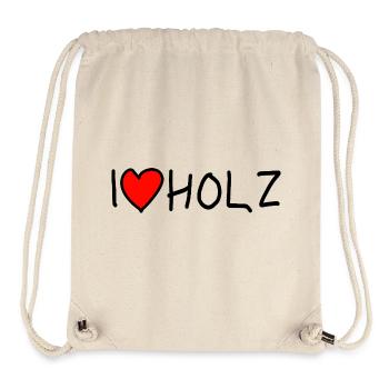 Holz Holzfäller Lustiger Spruch - Stanley/Stella recycelter Gym Bag - Naturweiß - Vorne
