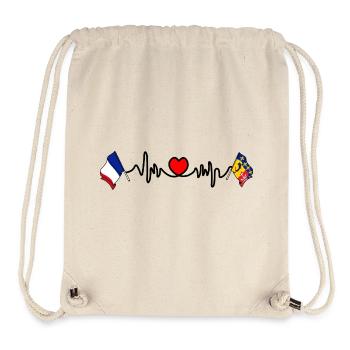 Rhône-Alpes & France - Stanley/Stella Recycled Gym Bag - natural - Front