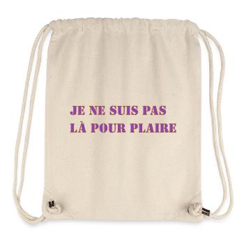 I'M NOT HERE TO PLEASE - Stanley/Stella Recycled Gym Bag - natural - Front