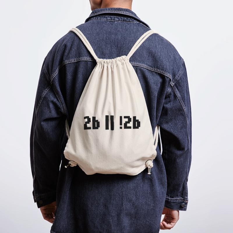 2b ou pas 2b – Programmeur de Shakespeare Hamlet Sac à cordon recyclé Stanley/Stella