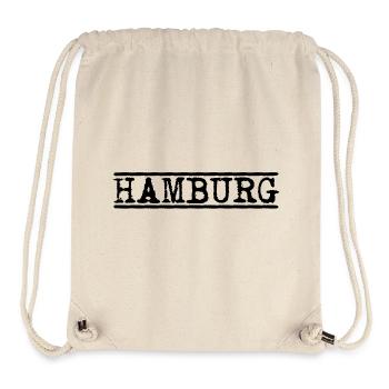 Hamburg – Vintage Stamp City Design - Stanley/Stella Recycled Gym Bag - natural - Front