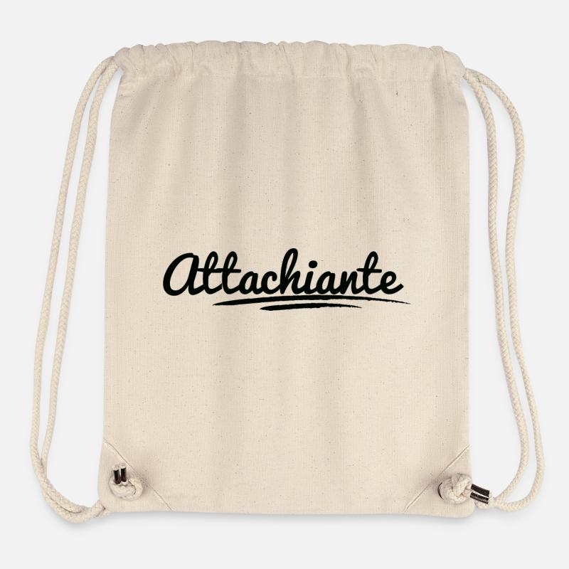 Attachiante :) - Sac à cordon recyclé Stanley/Stella - blanc naturel