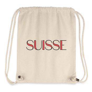 SCHWEIZ. LAND. GENF. HUMOR. FLAGGE. GENF - Stanley/Stella recycelter Gym Bag - Naturweiß - Vorne
