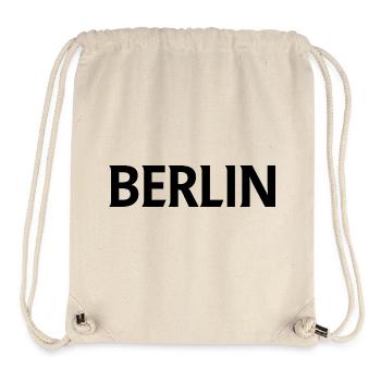 Berlin - Stanley/Stella recycelter Gym Bag - Naturweiß - Vorne