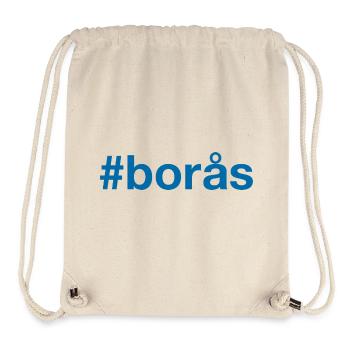 Boras Sverige Suède Schweden - Sac à cordon recyclé Stanley/Stella - blanc naturel - Devant