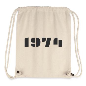 1974 - Stanley/Stella recycelter Gym Bag - Naturweiß - Vorne