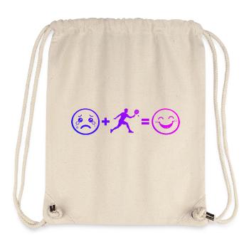 Idée cadeau pour les fans de Padel Hall avec Padel Tennis - Sac à cordon recyclé Stanley/Stella - blanc naturel - Devant