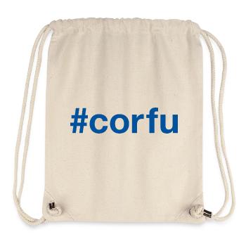 CORFU Greece Griechenland Hashtag - Stanley/Stella Recycled Gym Bag - natural - Front