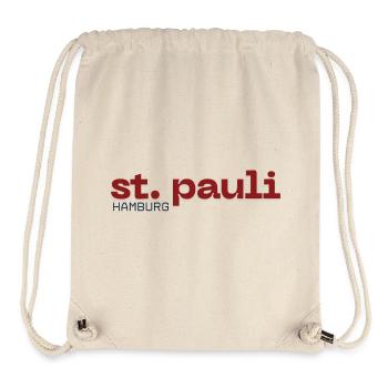 St. Pauli Hamburg beautiful simple design - Stanley/Stella Recycled Gym Bag - natural - Front