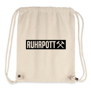 Ruhrpott - Ruhr Pott - Zeche - Zollverein - NRW - Stanley/Stella recycelter Gym Bag - Naturweiß - Vorne
