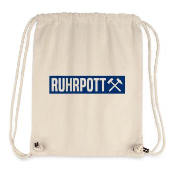 Ruhrpott - Ruhr Pott - Zeche - Zollverein - NRW - Stanley/Stella recycelter Gym Bag - Naturweiß - Vorne