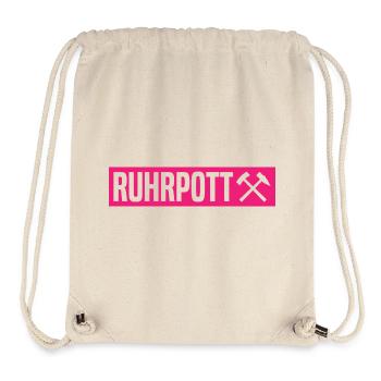 Ruhrpott - Ruhr Pott - Zeche - Zollverein - NRW - Stanley/Stella recycelter Gym Bag - Naturweiß - Vorne