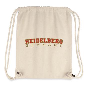 Heidelberg Germany College Style - Stanley/Stella recycelter Gym Bag - Naturweiß - Vorne