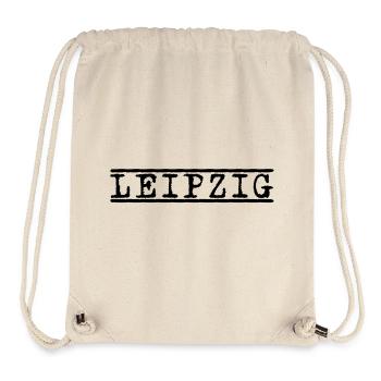 Leipzig – Vintage Cities Stamp Design - Stanley/Stella Recycled Gym Bag - natural - Front
