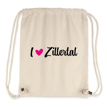 I love Zillertal - Stanley/Stella recycelter Gym Bag - Naturweiß - Vorne