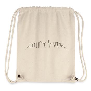 Austin-Skyline-Umriss - Stanley/Stella recycelter Gym Bag - Naturweiß - Vorne