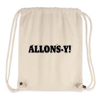 Allons-y! - Stanley/Stella Recycled Gym Bag - natural - Front