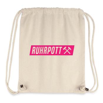 Ruhrpott - Ruhr Pott - Zeche - Zollverein - NRW - Stanley/Stella recycelter Gym Bag - Naturweiß - Vorne