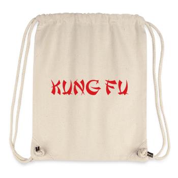 KUNG FU - Stanley/Stella Recycled Gym Bag - natural - Front